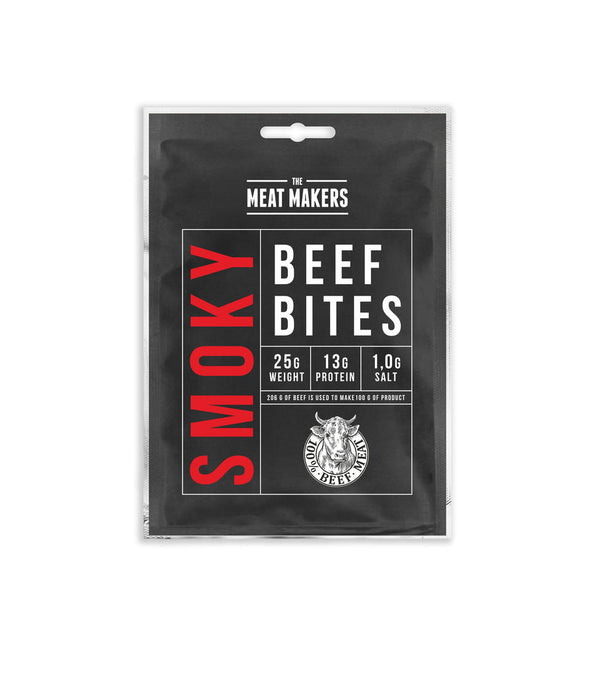 Meat Makers Smoky Beef Bites 25g