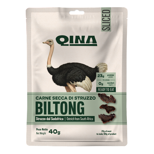 QINA Ostrich Sliced Biltong