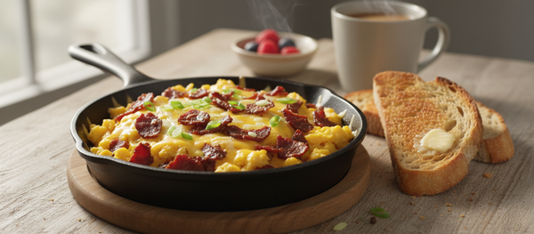 Beef Jerky Breakfast Scramble