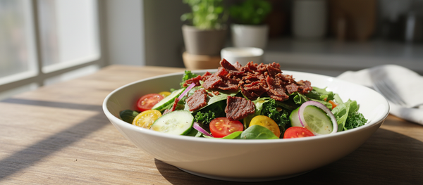High-Protein Beef Jerky Power Salad