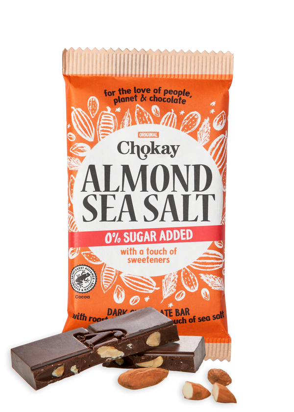 Chokay Bar Dark Almond Sea Salt