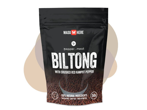 Maso Here Biltong Beef with Red Campot Pepper