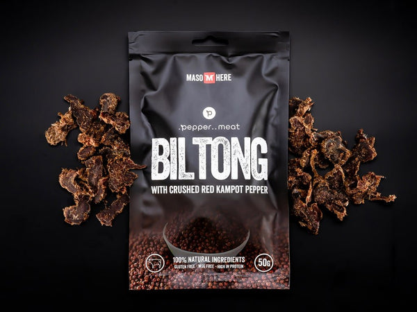 Maso Here Biltong Beef with Red Campot Pepper