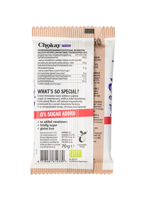 Chokay BIO Bar Dark Salty Almond