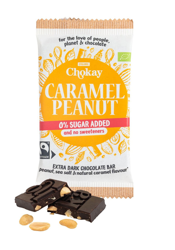 Chokay BIO Bar Extra Dark Caramel Peanut