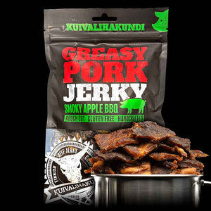 Kuivalihakundi Greasy Pork Jerky Smoky Apple BBQ