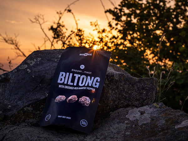 Maso Here Biltong Beef with Red Campot Pepper