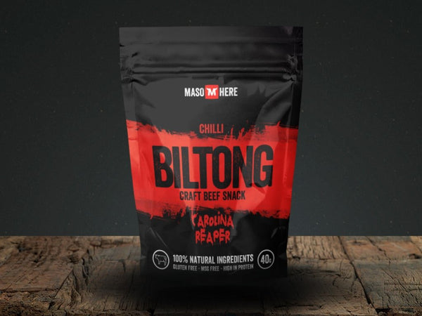  Maso Here Biltong Beef Carolina Reaper