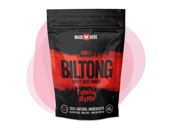 Maso Here Biltong Beef Carolina Reaper