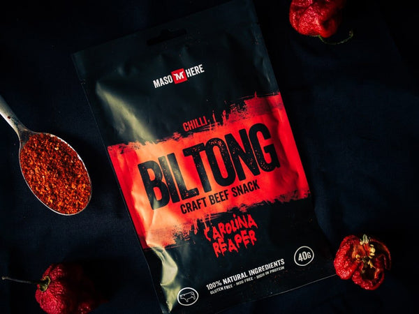 Maso Here Biltong Beef Carolina Reaper