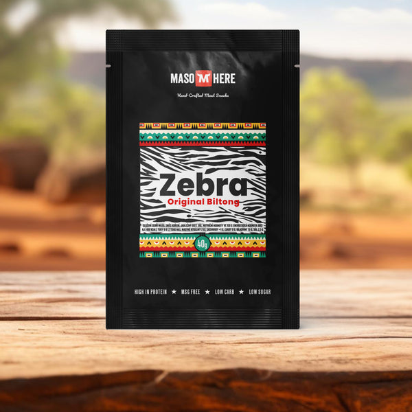 Maso Here Zebra Biltong 40g