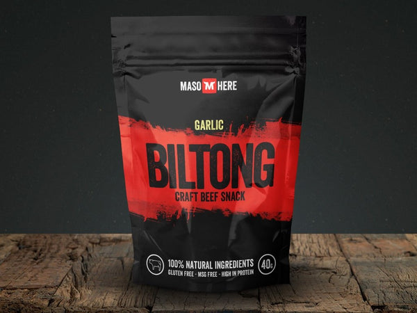 Maso Here Biltong Beef Knoflook