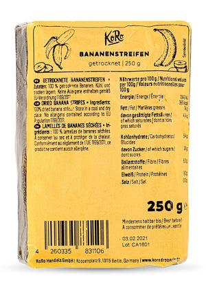 KoRo Banana Stripes 250g
