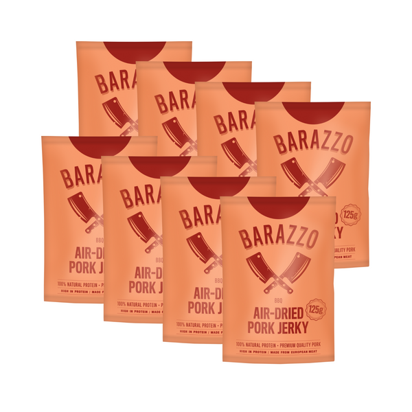 Barazzo Varkensvlees Jerky Barbecue 1 kg (8x125g)