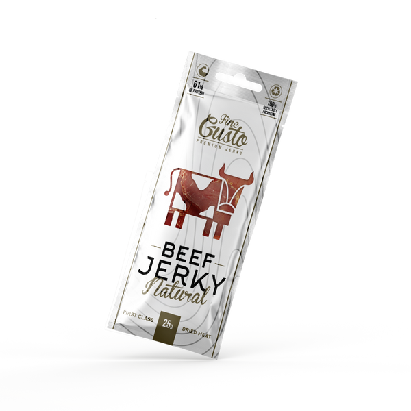 Fine Gusto Beef Jerky Natural