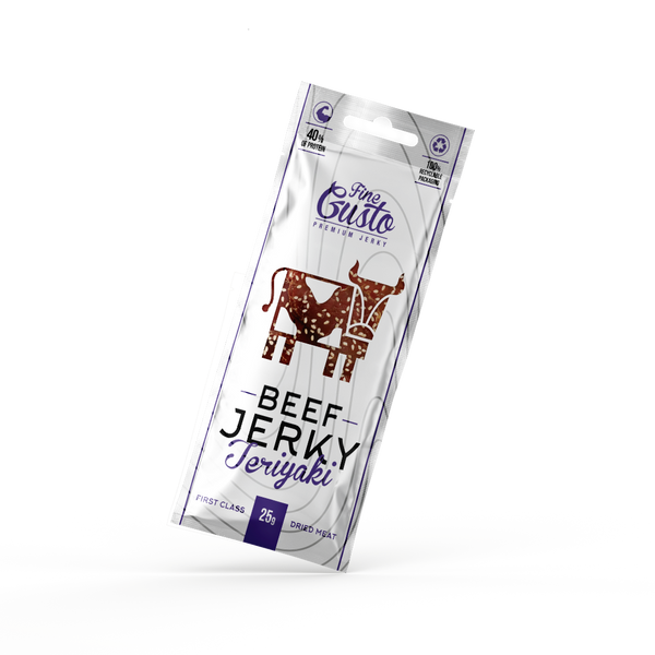 Fine Gusto Beef Jerky Teriyaki