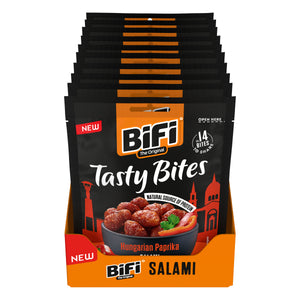 BiFi Tasty Bites Hungarian Paprika 10x50g case display