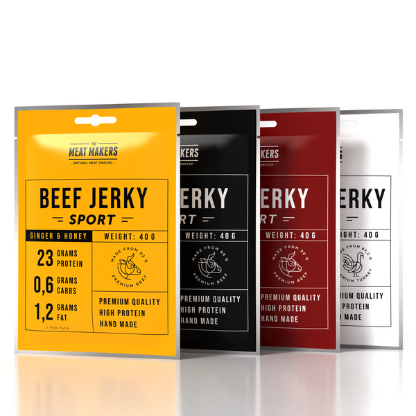 Meat Makers Beef Jerky Sports Mix (8x40g)