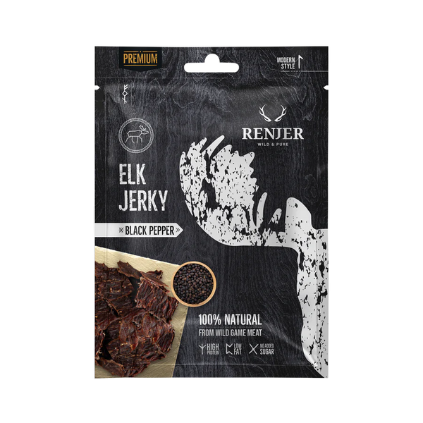 Renjer Elk Jerky Black Pepper