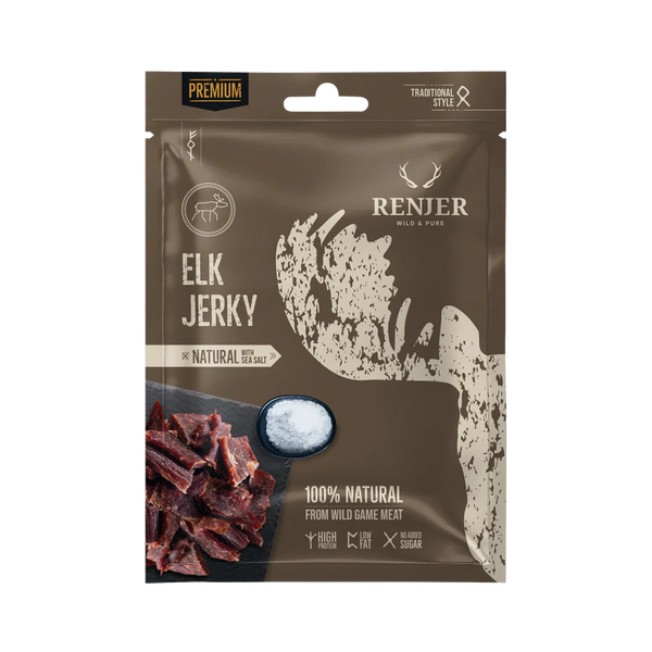 Renjer Elk Jerky Mořská Sůl