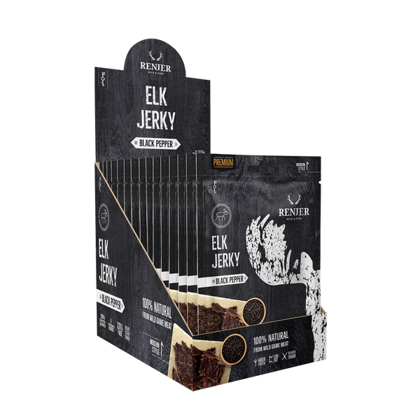 Renjer Elk Jerky Black Pepper