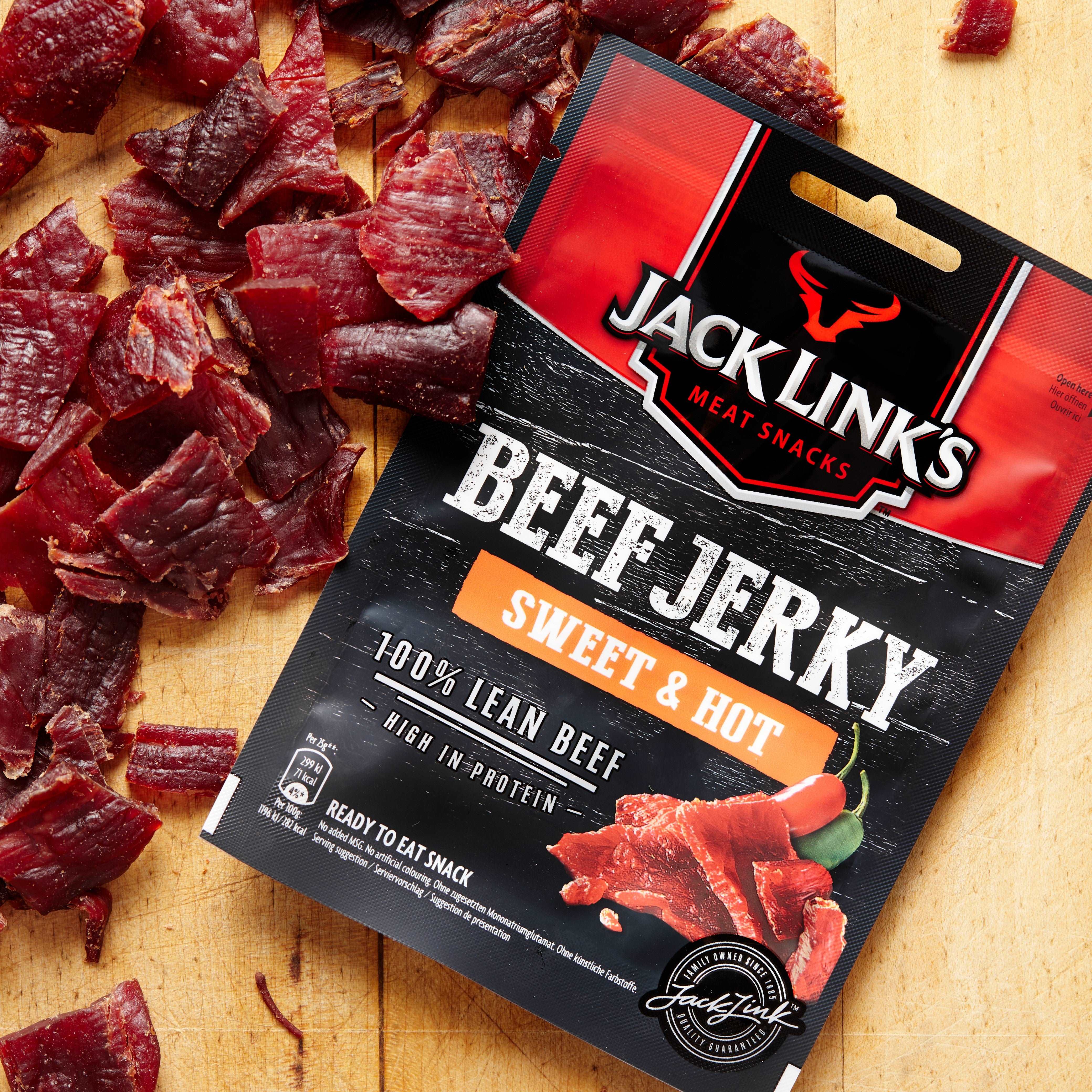 Jack Link's Beef Jerky Sweet & Hot - Jerky Store Europe