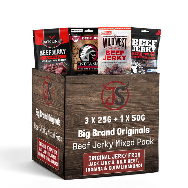 Big Brand Originals Beef Jerky Mixed Pack (125g)