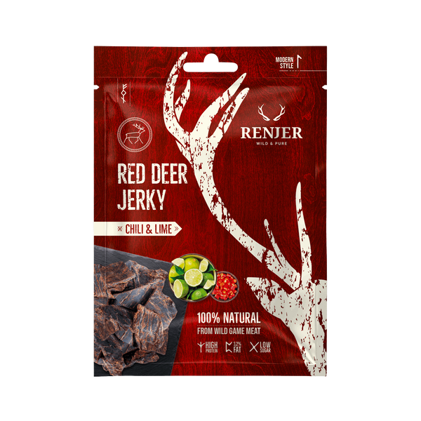 Renjer Red Deer Jerky Chili & Lime (NEW)