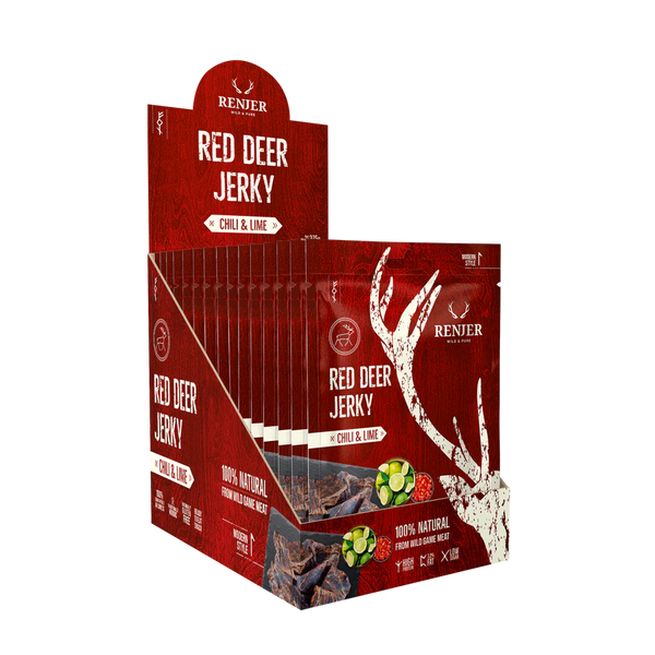 Renjer Red Deer Jerky Chili & Limoen