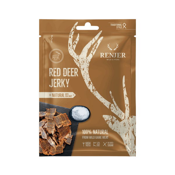 Renjer Red Deer Jerky Sea Salt