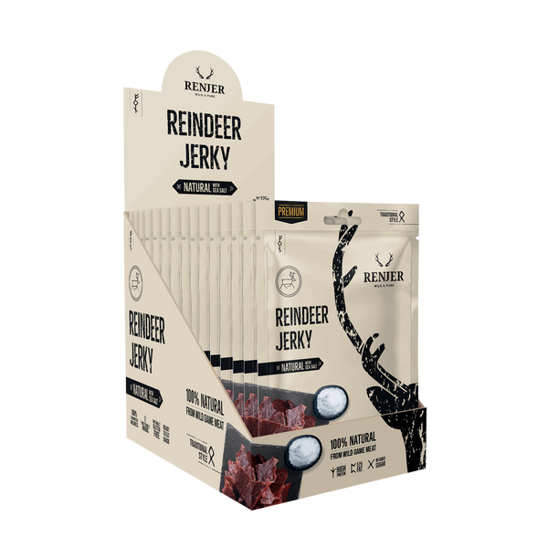 Renjer Reindeer Jerky Sea Salt (New Version)
