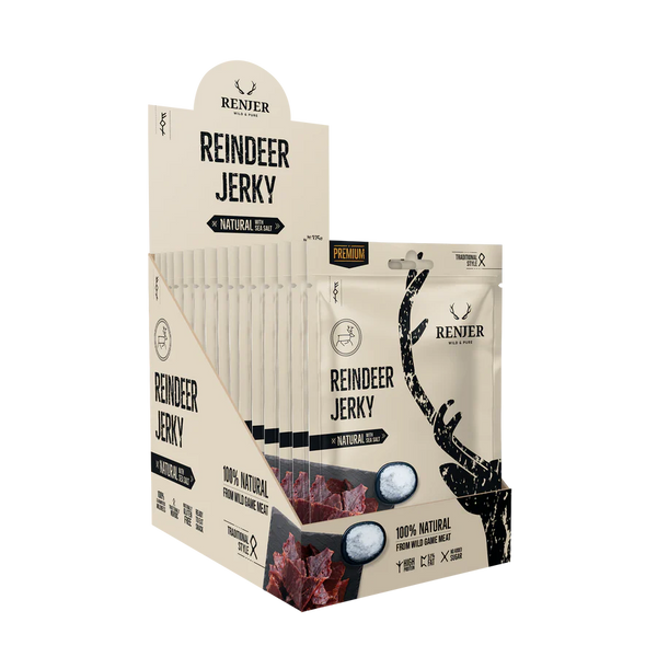 Renjer Reindeer Jerky Sea Salt