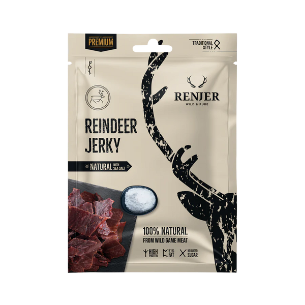 Renjer Reindeer Jerky Sea Salt