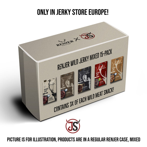 Renjer Wild Jerky Mixed 15-pack