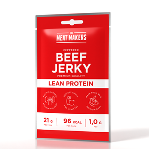 Meat Makers Beef Jerky Lean Protein Peppered 40g