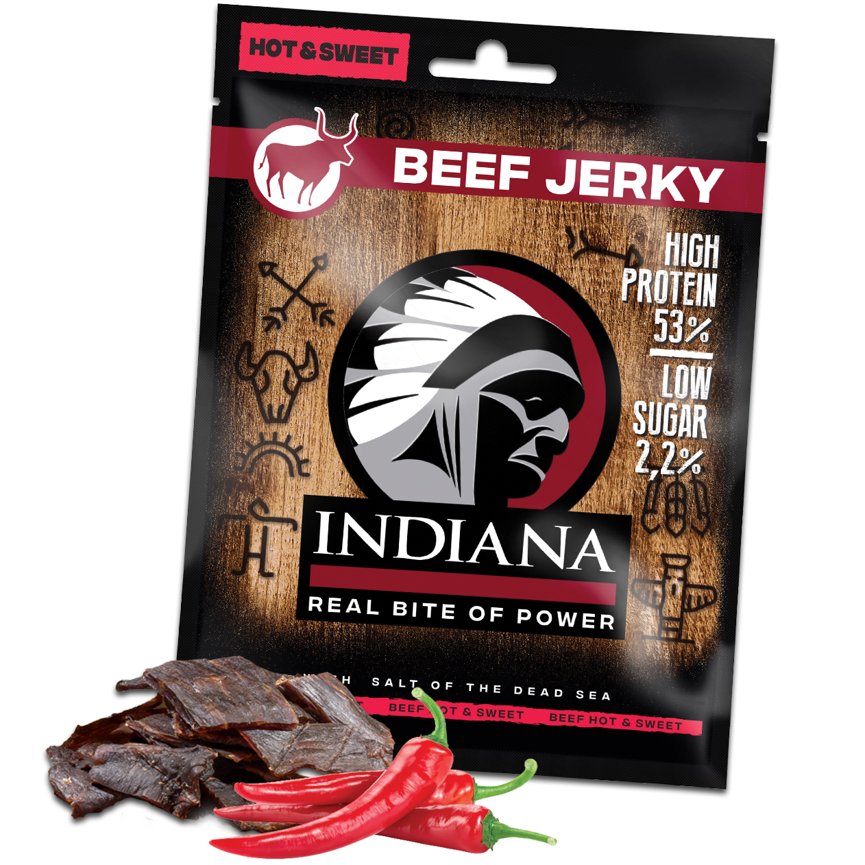 Indiana Jerky Beef Hot & Sweet