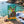 BeJerky Deer Jerky Original on a rock by a Mediterranean cove, with a towel and sunglasses, AI-generated image