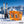 BiFi Starter Pack in the snow next to touring skis and poles on a sunny winter day in the Alps, AI-generated image
