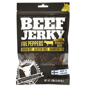 Kuivalihakundi Beef Jerky Five Peppers 50g