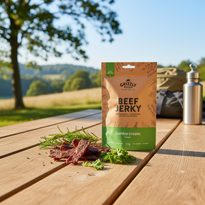 Grizzly Foods Hovězí jerky Zahradní zelenina