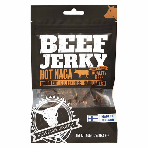 Kuivalihakundi Beef Jerky Hot Naga 50g