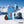 Mr. Beast Feastables Milk Crunch in the snow next to touring skis and poles on a sunny winter day in the Alps, AI-generated image