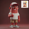 Wild West Steak Strips Honey BBQ video in which the animated Chuck mascot presents the pack on a Shop now card