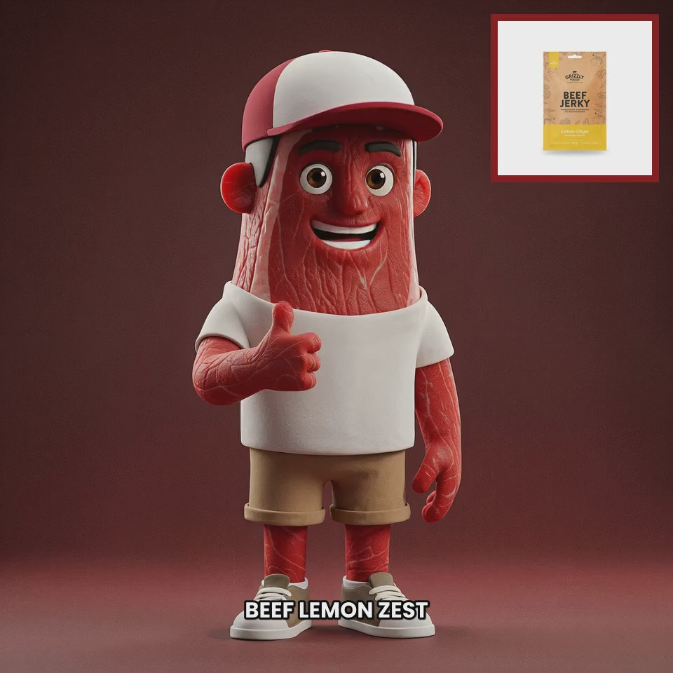 Chuck mascot grizzly-20foods-20beef-20jerky-20lemon-20ginger