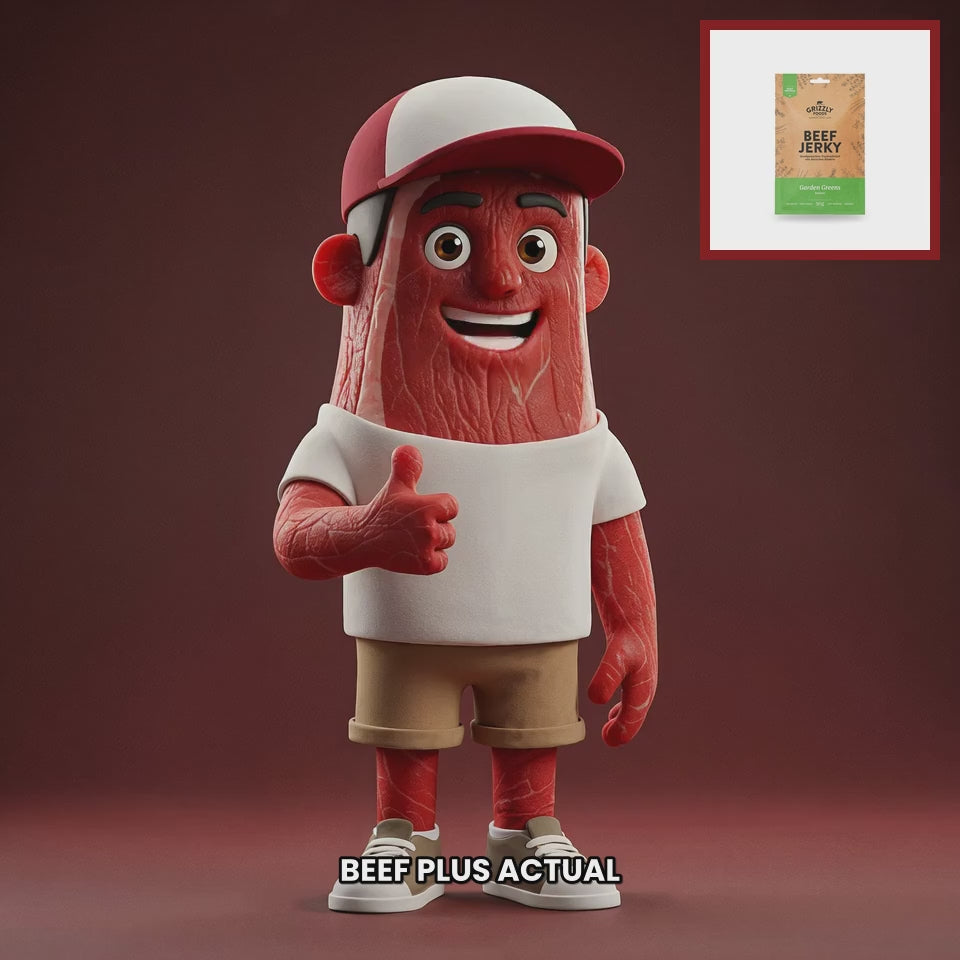 Chuck mascot grizzly-20foods-20beef-20jerky-20garden-20greens