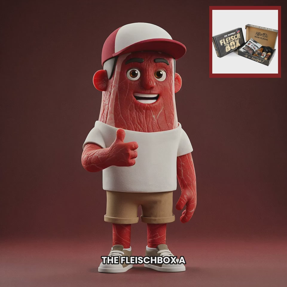 Chuck mascot nam-flava-fleisch-box