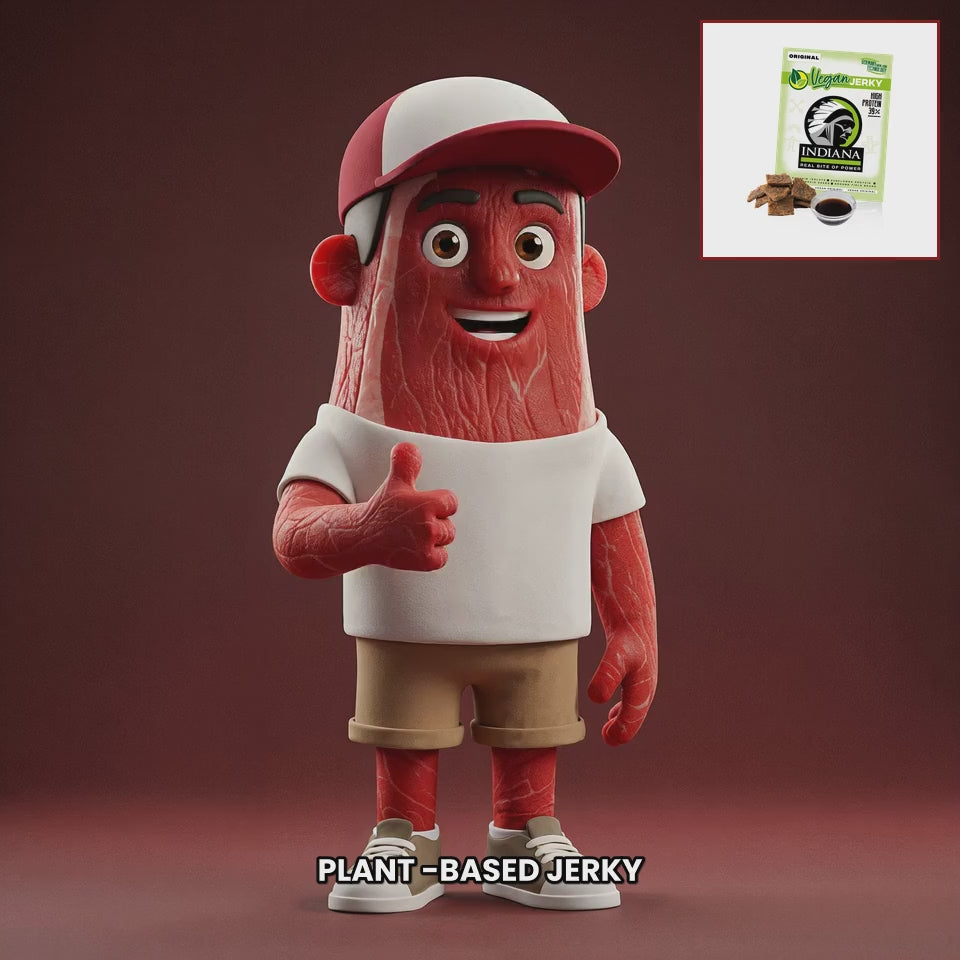 Chuck mascot indiana-vegan-original EN