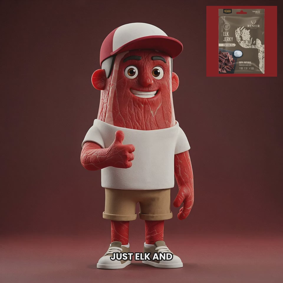 Chuck mascot renjer-elk-jerky-sea-salt