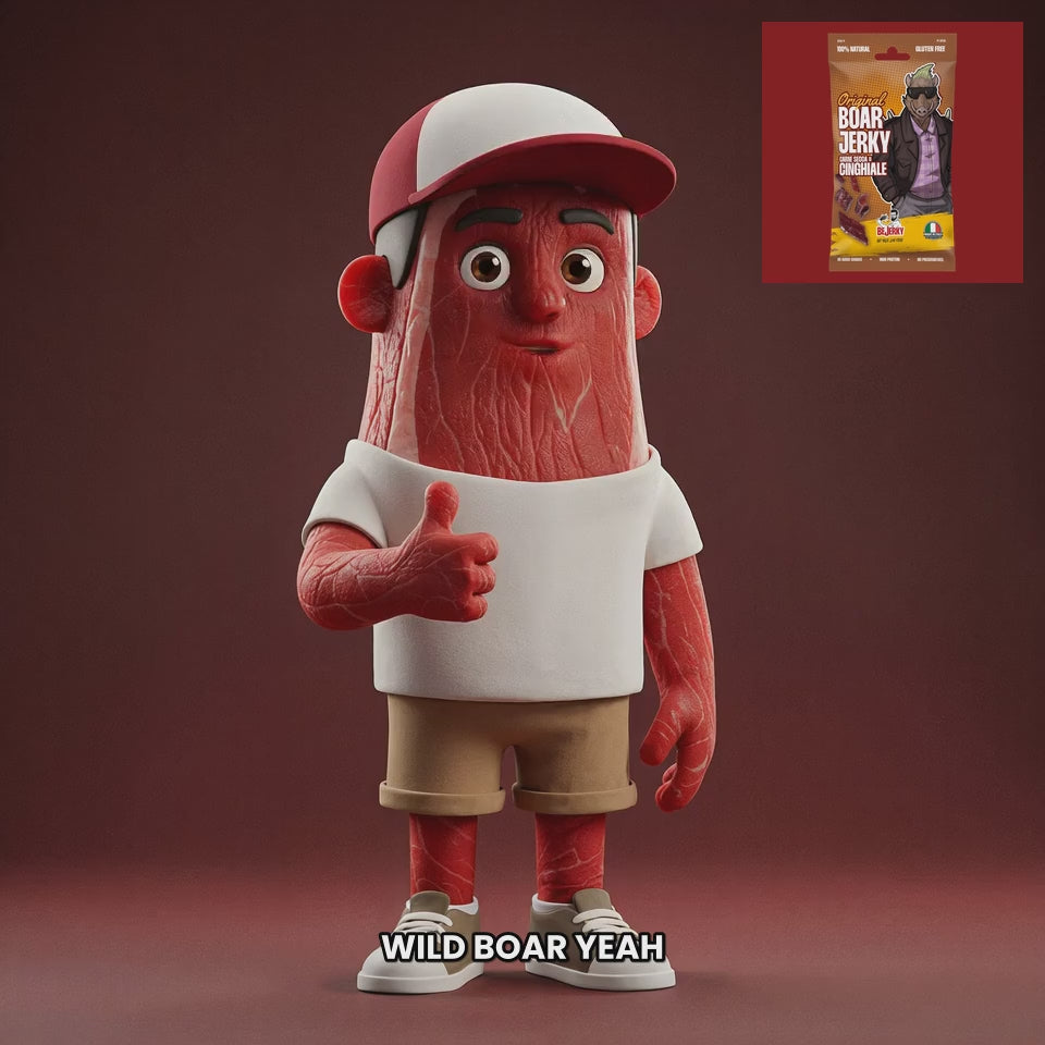 Chuck mascot bejerky-boar-jerky-original