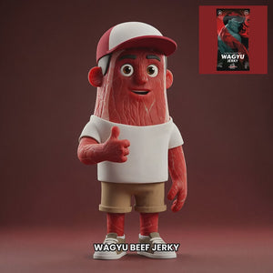 Chuck mascot bejerky-wagyu-jerky-original